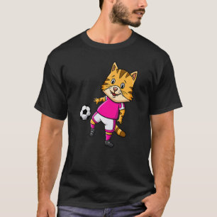 Kattenfokker Paw Liefde Doelman Aanvaller Voetbal T-shirt