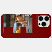 Kattenfoto en naam, F, Custom Hoesje-Mate iPhone Case-Mate iPhone Case (Achterkant (horizontaal))