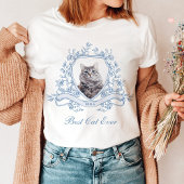 Kattenfoto in een Chinoiserie Crest | De beste kat T-shirt
