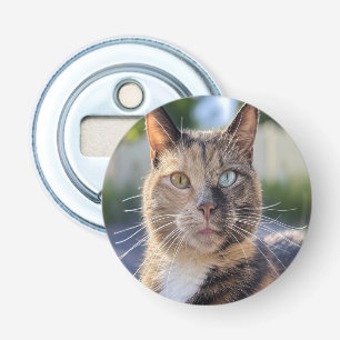 Kattenfoto Toevoegen Aanpassen Button Flesopener