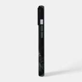 Kattenfoto zwart-wit iPhone 15 case (Linkerkant)