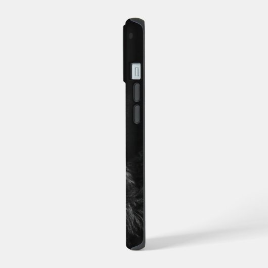 Kattenfoto zwart-wit  iPhone 15 case (Linkerkant)