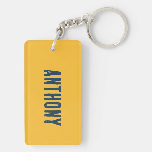 Kattenfotograaf in  trui Quirky Sleutelhanger (achterkant)