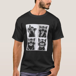 Kattenfotohokje Vintage Selfie Eigenzinnige Pret K T-shirt