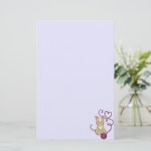 kattengaren briefpapier (Staand voorkant)