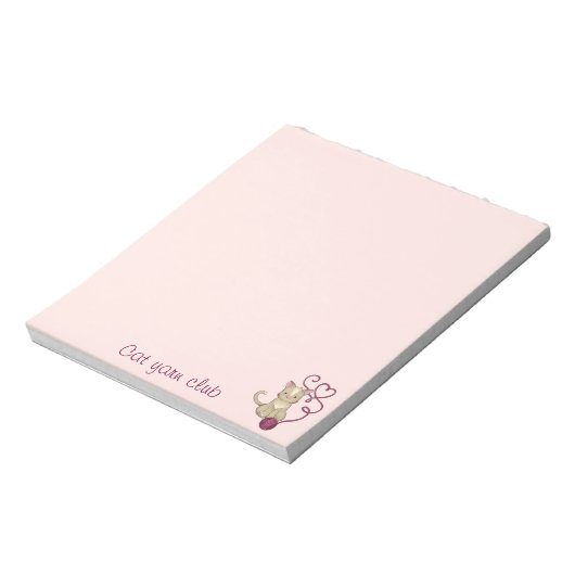 kattengaren notitieblok (Linkerzijde)