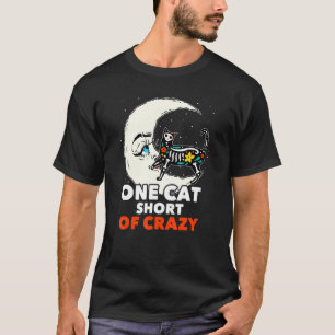 Kattengekke Suiker Schedel Maan Mexicaanse Chicano T-shirt
