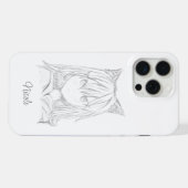 Kattengemeente iPhone hoesje (Achterkant horizontaal)