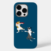 Kattengevecht Case-Mate iPhone Case (Achterkant)