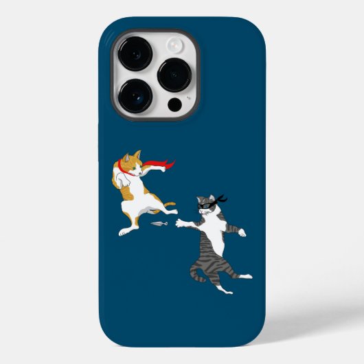 Kattengevecht Case-Mate iPhone Case (Achterkant)