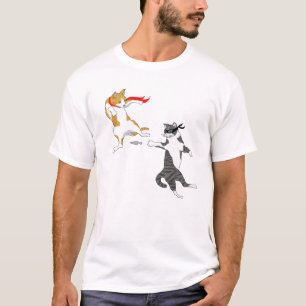 Kattengevecht T-shirt