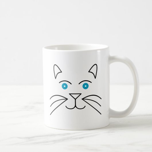 Kattengezicht Koffiemok (Rechts)