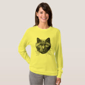 Kattengezicht T-shirt (Voorkant volledig)
