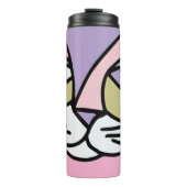 Kattengezicht Thermosbeker (Voorkant)