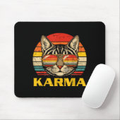 Kattengezicht Zonnebril Karma Grappige Kitten Kat Muismat (Met muis)