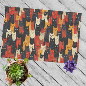 Kattengezichtjes Leuk Patroon Tissuepapier
