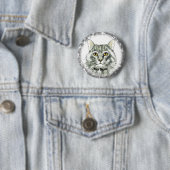 kattengezichtspeld ronde button 5,7 cm (In situ)