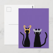 Kattengoden  briefkaart (Voorkant / Achterkant)