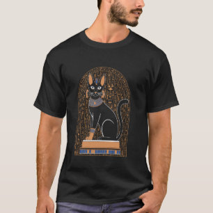 Kattengodin Bastet voor Oude Hiërogliefen Historic T-shirt