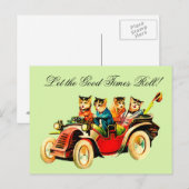 KATTENGROEP - LAAT DE GOEDE TIJDEN ROLLEN! DOOR A BRIEFKAART (Voorkant / Achterkant)