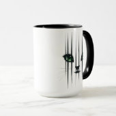 Kattengrote groene ogen moderne kattenliefhebber  mok (Voorkant rechts)
