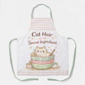 Kattenhaar is mijn geheime ingrediënt Kawaii Paste Schort (Voorkant)