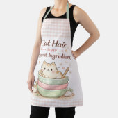 Kattenhaar is mijn geheime ingrediënt Kawaii Paste Schort (Insitu)
