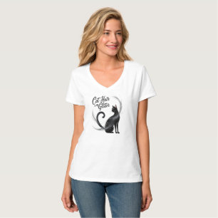 Kattenhaar is mijn glitter - een perfect sprankele t-shirt