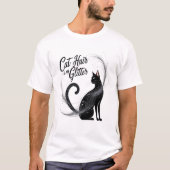 Kattenhaar is mijn glitter - een perfect sprankele t-shirt (Voorkant)