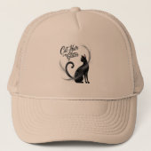 Kattenhaar is mijn glitter - een perfect sprankele trucker pet (Voorkant)