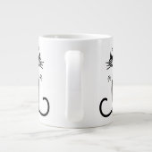 Kattenhaar koffie mok (Achterkant)