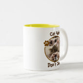 Kattenhaar maakt niet uit gepersonaliseerde mok (Voorkant rechts)