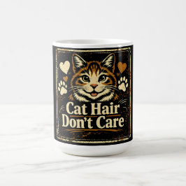 Kattenhaar maakt niet uit – Humor voor katteneigen Koffiemok