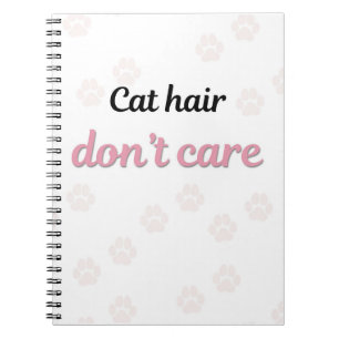 Kattenhaar Maakt Niet Uit Minimaal Katten Notitieb Notitieboek