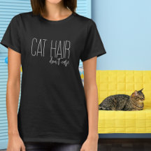 Kattenhaar Maakt Niet Uit Minimalistische Witte Ty