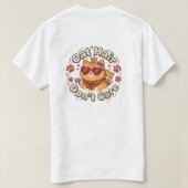 Kattenhaar Maakt Niet Uit T-shirt (Design achterkant)