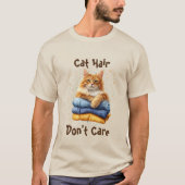Kattenhaar, maakt niet uit t-shirt (Voorkant)