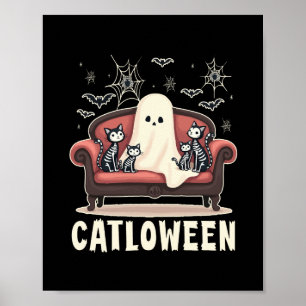 Kattenhalloween Geest Halloween Poster
