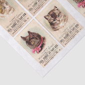 Kattenhandel Kaarten door Helena Maguire (1860-190 Tissuepapier (Detail)