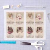 Kattenhandel Kaarten door Helena Maguire (1860-190 Tissuepapier (Craft)