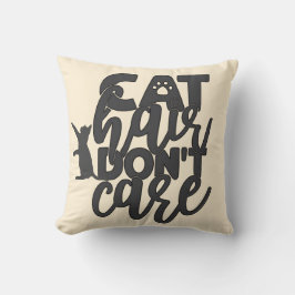 Kattenharen geven niet om Kat Kussen