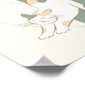 Kattenhart-Poster Poster (Hoek)