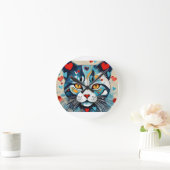 kattenhart ronde klok (Huis)