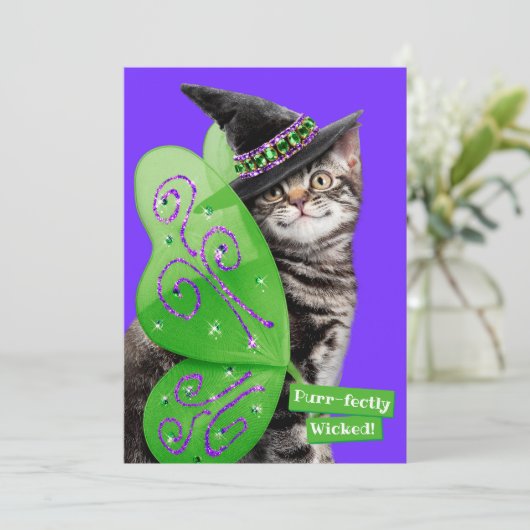 Kattenheksfee Kaart (Staand voorkant)