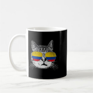 Kattenhemd Colombia Colombia Vlag Land Mannen Koffiemok