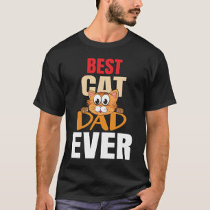 Kattenhemd Mannen Beste Kat Vader Ooit Grappig Vad T-shirt