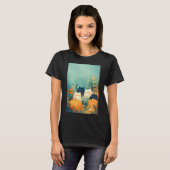 Kattenherfstfantasie T-shirt (Voorkant volledig)