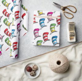 Kattenhoed Kleurrijk Hoed Patroon Cadeaupapier