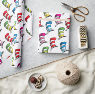 Kattenhoed Kleurrijk Hoed Patroon Cadeaupapier