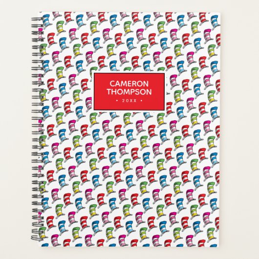 Kattenhoed Kleurrijk Hoed Patroon Planner (Voorkant)